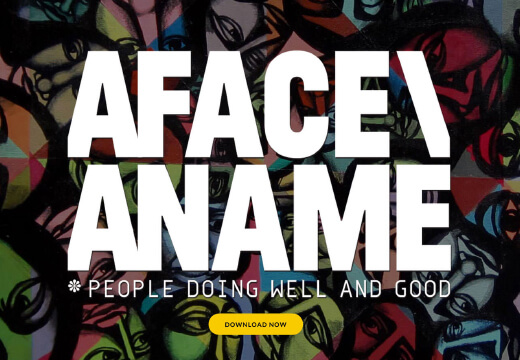 Cropped image of A Face A Name website cover